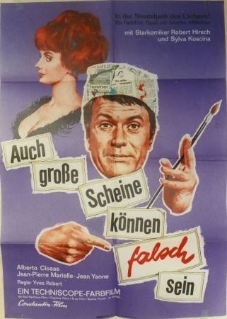Kinoplakat: Auch gro&szlig;e Scheine k&ouml;nnen falsch sein - 1966 - mge-shop