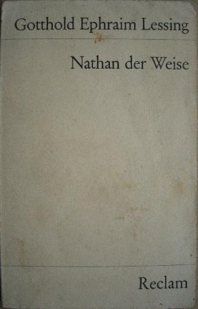 Lessing Gotthold Ephraim - Taschenbuch: Nathan der Weise (Reclam) - 1969 - mge-shop
