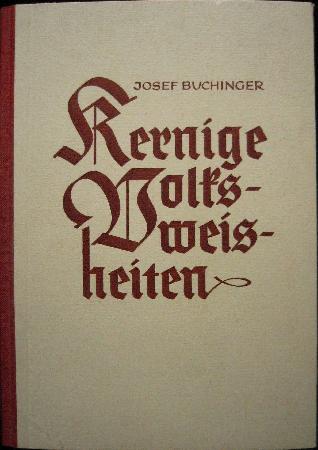 Buch: Kernige Volksweisheiten - 1963 - mge-shop