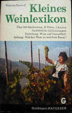Taschenbuch: Kleines Weinlexikon - 1974 - mge-shop