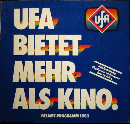 Brosch&uuml;re: UFA bietet mehr als Kino - Gesamt-Programm 1983 - 1983 - mge-shop