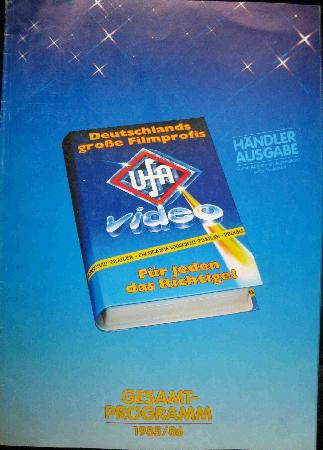 Brosch&uuml;re: UFA Gesamt-Programm 1985/86 - 1985 - mge-shop