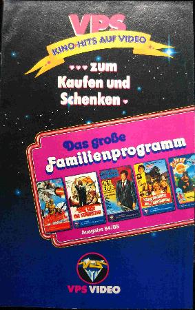 Brosch&uuml;re: VPS pr&auml;sentiert Kino Hits auf Video - 1984 - mge-shop