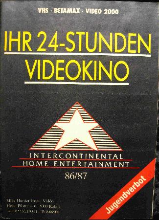 Brosch&uuml;re: Ihr 24-Stunden Videokino - 1986 - mge-shop