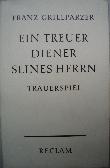 Grillparzer Franz - Taschenbuch: Ein treuer Diener seines Herrn (Reclam) - 1968 - mge-shop Grillparzer Franz - Taschenbuch: Ein treuer Diener seines Herrn (Reclam) - 1968 - mge-shop